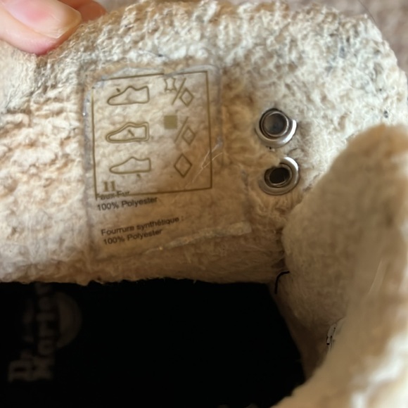 Dr. Martens Women's Combs Faux Fur-Lined Casual Boots - Picture 10 of 11